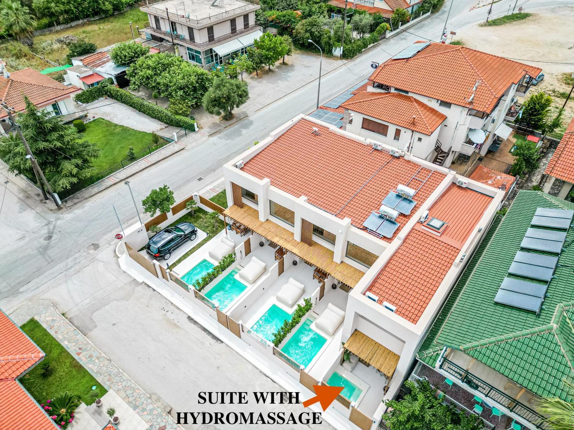 Adorno Private Suites Only Adults & Kids 12 Plus Nea Vrasna Bagian luar foto